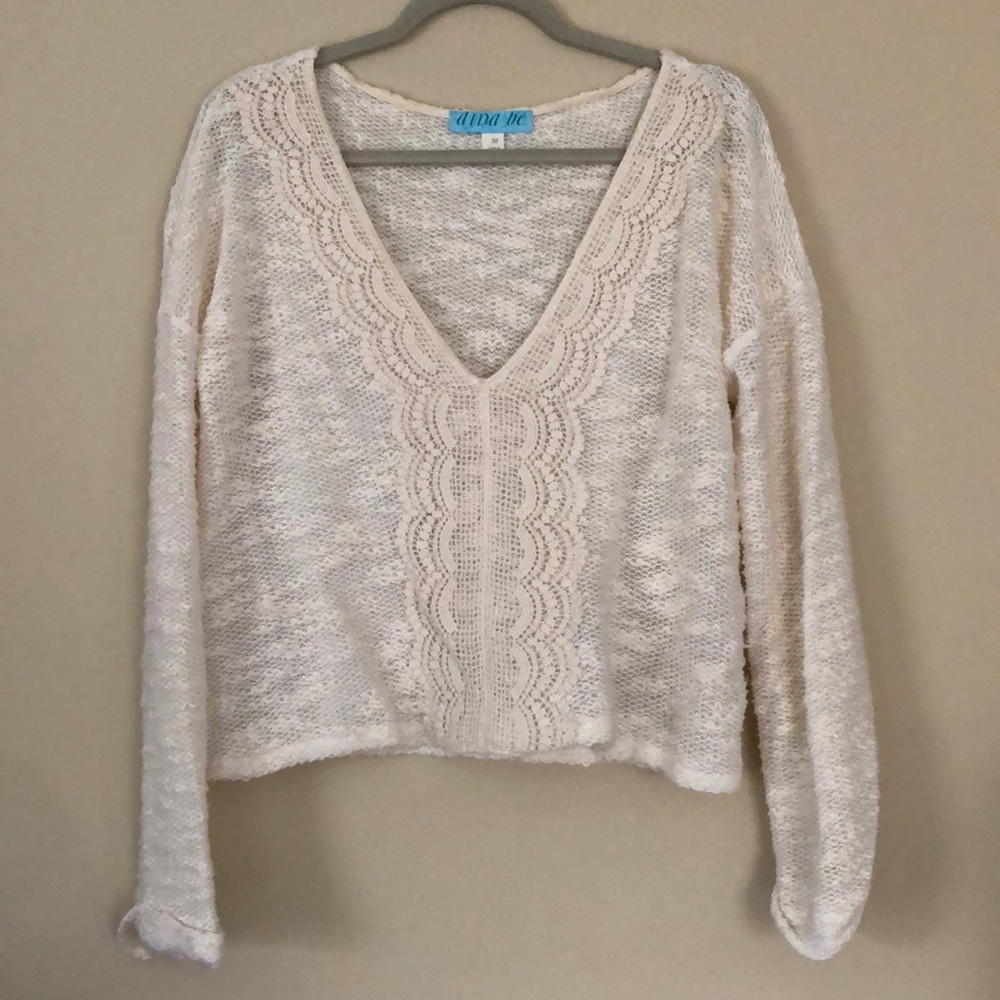 Knit crop top